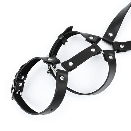 Leather Straps Belt Bondage Harness Sexy Lingerie male Body Harajuku Harness Garter Belt men Straps Suspenders Stockings