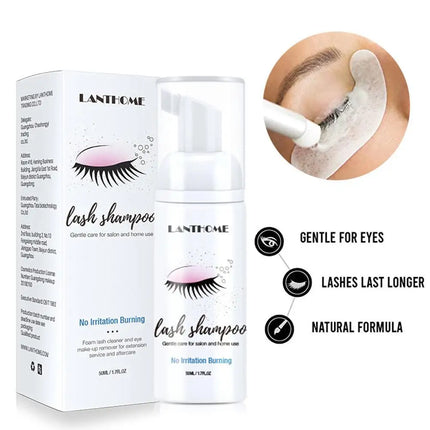 Eyelash Extension Shampoo Foam Lash Cleaning Foam Deep Clean  Mousse No Stimulation Mascara Remover Makeup Accessories Tools