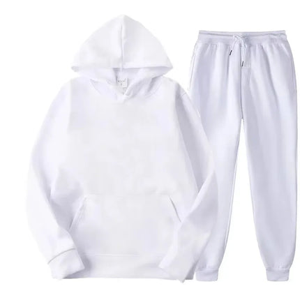 Men's Hoodie and Pants Tracksuit Set - Warm Casual / Ensemble Survêtement Hommes Capuche et Pantalon - Chaud Décontracté
