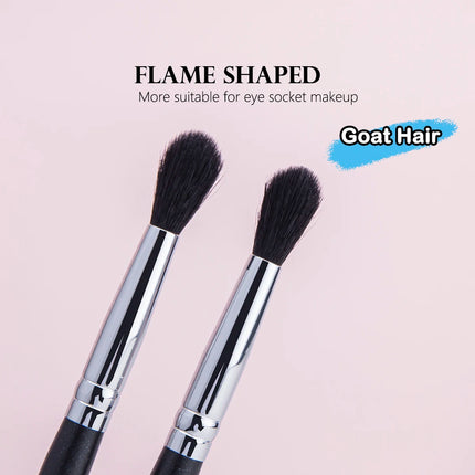 224 Crease Brush Eye Shadow Crease Blending Makeup Brushes High Quality Flame Shape Goat Hair Eye Shadow Crease Makeup Tool