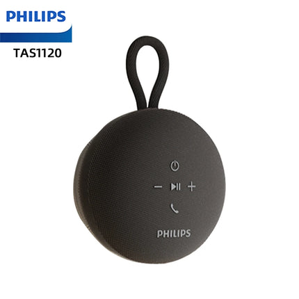 Philips TAS1120 Mini Portable Wireless Bluetooth Speacker Bathroom Waterproof Indoor 800mAh Subwoofer with Suction Cup Lanyard