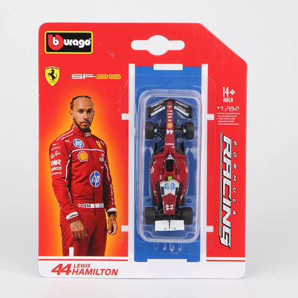 Bburago 1:64 2025 F1 Alloy Car Model SF25 RB21 W16 MCL39 Red Bull Mercedes Ferrari McLaren Formula Racing Diecast Toy