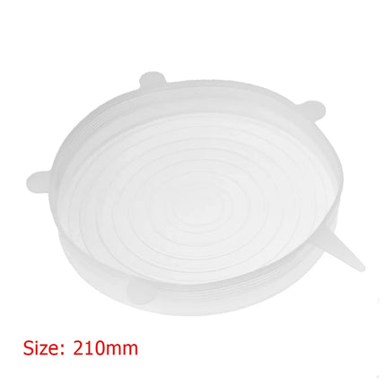 1-5Pcs Stretch Silicone Lids Heat Resistant Reusable Food Wrap Bowl Pot Pan Cover Universal Cookware Lid Kitchen Refrigerator