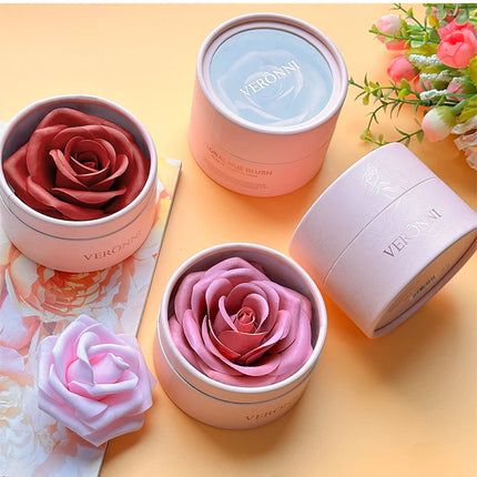 Single Color Matte Petal Blush Palette Highgloss Contouring Cream Contour Makeup Rouge for Women Beauty Cosmetics Makeup Palette