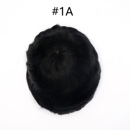 Os21 0.03-0.04mm NG Clearance Thin Skin Toupee Capillary Prothesis Hair Piece For Men Hair Replacement System V Loop Men Toupee