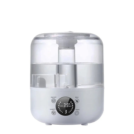3000mL Smart Air Humidifier with Dual Mist Output: Essential Oil Aroma Diffuser for Home & Office, Equipped with Adjustable Fog
