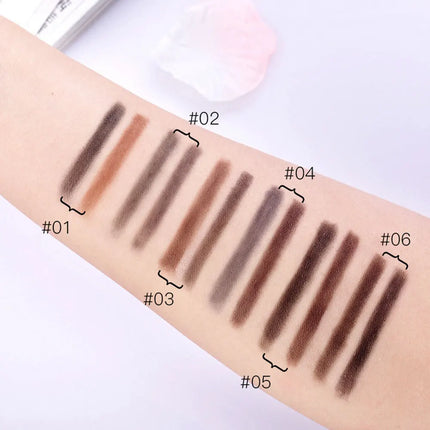 Lazy Eyebrow Powder Palette Kit 3D Thrush Natural Eyebrow Enhancers High Color Rendering Waterproof Lasting Eyes Makeup Cosmetic