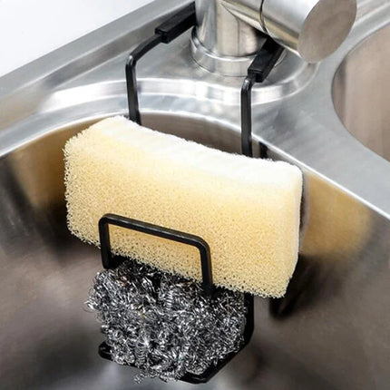 Kitchen Metal Sink Drying Holder Sink Rack Wall Sucker Sponge Storage Soap Stand Dish Cloth Shelf Organizer Products