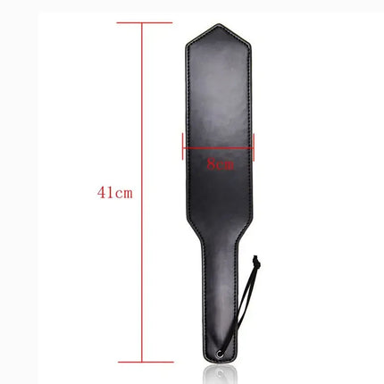 Without Glue Bondage Black Leather Spanking Paddle Erotic Whip Sex Toys for Couple BDSM Whip Fetish Sex Slave Cosplay Adult Game