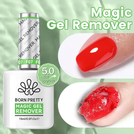 BORN PRETTY 15ml Quick Magic Remover Nail Gel Polish Safe Formula Faster Remove Semi Permanent Varnish Polish Cancel Glue