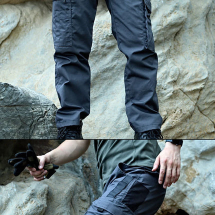 New Tactical Work Pants Men Outdoor Cargo Trousers Multi-pocket Waterproof Pant Autumn Spring Outdoor Workwear Hiking Trousers