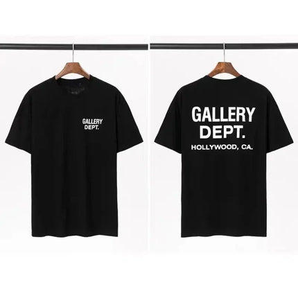 2026 New Men's GALLERY DEPT T-shirt Printed Large Cotton Street Wear T-shirt Summer Casual Short Sleeve Top Trendy High Quality