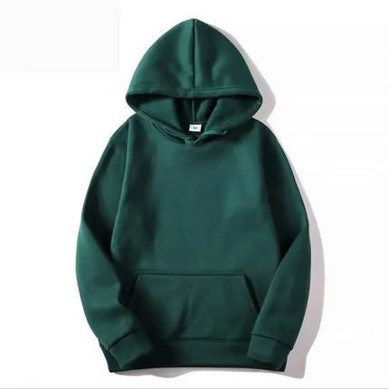 Masculino Cor Sólida Com Capuz Suéteres Masculino Camisola De Lã Quente Moda Roupas De Rua Solta Respirável  Hoodie Men