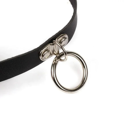 Woman Black Punk Choker Collar Necklace Sexy PU Leather Heart Lock Key Spike Chocker Gothic Cosplay Accessories Party Jewelry