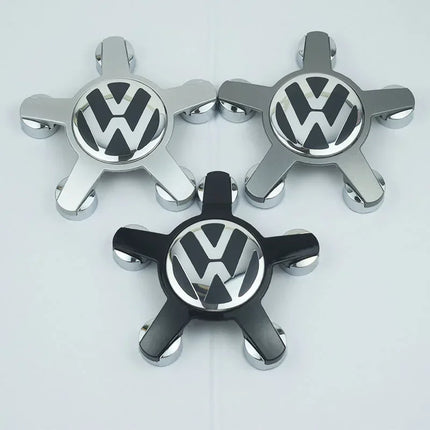 4PCS 135mm 4F0601165N Sticker Wheel Center Cap Car Hub Cap Five Claws Logo for Volkswagen B5 B6 B7 POLO Passat Golf MK5 Sticker