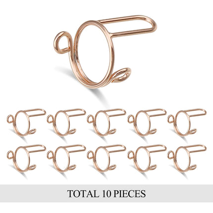 10 Pieces Sets Thin Nail Rings for Women Daily Fingertip Protective Cover Trendy Ring Jewelry Gift to Girlfriend Manicure