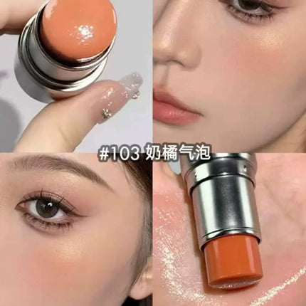 KAXIER High Gloss Stick Highlight Blush Water Light Shimmer Waterproof Sweatproof Face Contour Illuminator Brighten Rouge