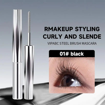 Iron Wand Mascara Beauty Makeup Curling Black Lash Eyelash Extension Waterproof Liquid Volume Mascara Long-wearing Cosmetic