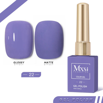 Mxsi Nails Polish 60 Colors Semi Permanent Nail Polish 15ml UV Lamp Nail Polish Hybrid Nail Art Salon Varnish Not Set