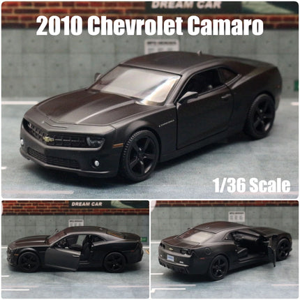 1/36 Chevrolet Camaro Super Sport Toy Car Model 5'' 1:36 RMZ CiTY Diecast Miniature Vehicle Pull Back Collection Gift for Boys
