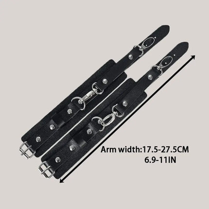 Sexy Ladies' Charm Handcuffs Adjustable for Couples To Use Leather Armband Daily Bdsm Accessories Gothic Punk Hand Decoration