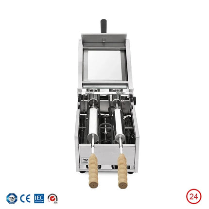 Chimney Bread Roll Baking Machine Ice Cream Bread Cone Maker Cake Baking Machine Kurtos Kalacs Oven