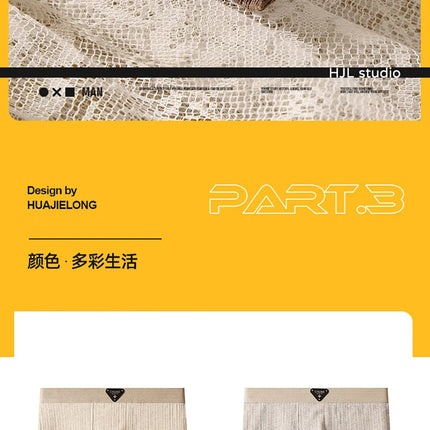 3PCS/Pack Cotton Hygroscopic Breathable Underpants Men Comfortable Mesh Crotch Panties Soft Solid Striped Men's Boxer Underwear