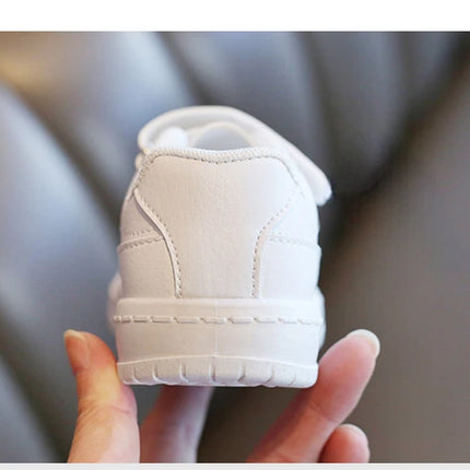 Autumn Kids White Sneakers Leisure Soft Bottom Fashion Boys Girls Sport Shoes All-match Children Trainers Non-slip Running Shoes