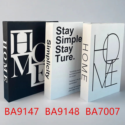 3Pcs/Set Luxury Fake Book Storage Box Fashion Decorative Books Design Coffee Table Bedroom Shelf Islam Home Decor New York Paris
