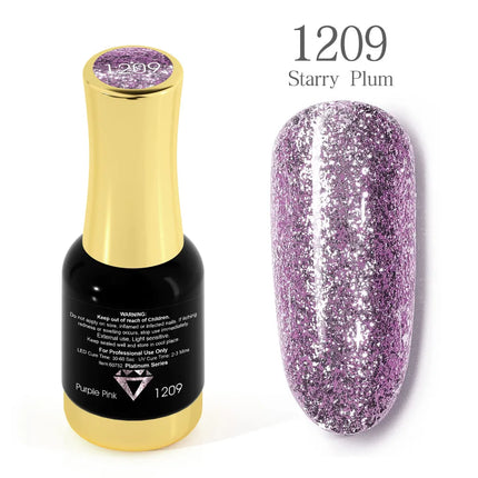 VENALISA 12ml Fabulous Pink Nails Crystal Lacquer CANNI Nail Art Glitter Pearl Diamonds Soak off Platinum UV LED Gel Nail Polish