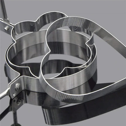 Stainless Steel Fried Egg Egg Mold Steel Fried Cooking Tools Kitchen Accessories Tools Kitchen Steel Egg Egg Shaper Omelette Mol