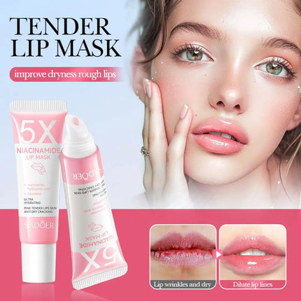 Vitamin C Moisturizing Lip Mask Plump Lips Nourishing Hydrating Lip Balm Lip Plumper Lipstick for Beauty Lips Skin Care