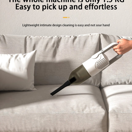 The wired in-line convenient large suction and high power vacuum cleaner is suitable for home and office use
