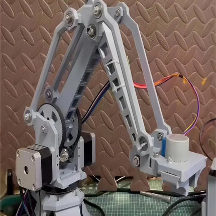 3D Printing High Precision 4-axis Stepping Robot Arm For Arduino Robot DIY Kit Compatible CNC Driver Stepper Claw Clamp Kit