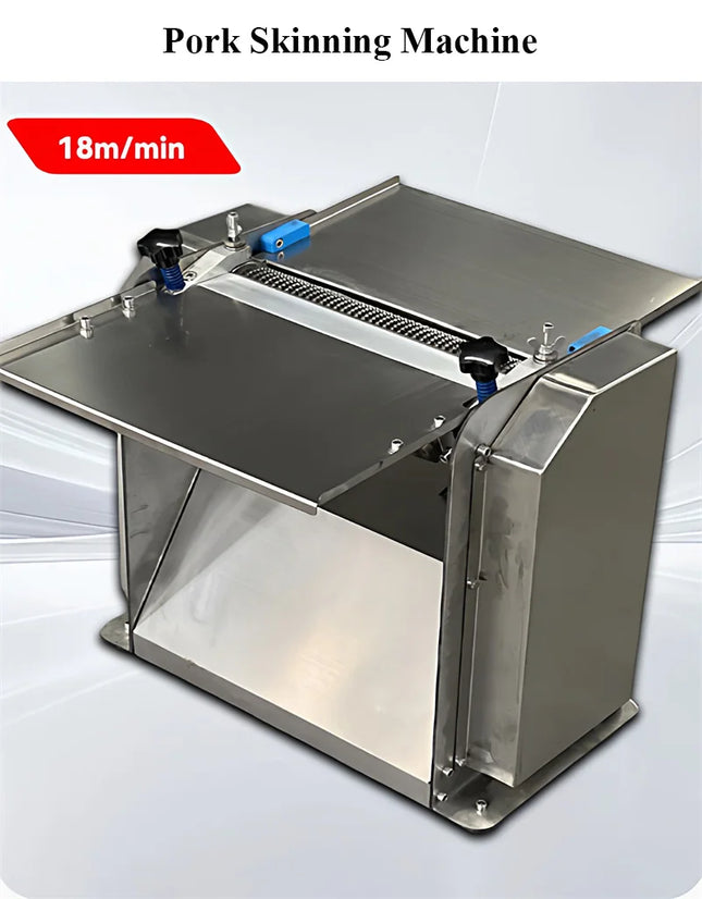 Commercial Pork Skin Peeling Machine Electric 220V Pork Meat Skinner Removing Machine For Restaurant