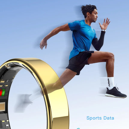 2026 Hot Sale Smart Ring Gesture Brush Video Wireless Bluetooth Call Music Control 5ATM Waterproof Heart Rate Monitor For Men