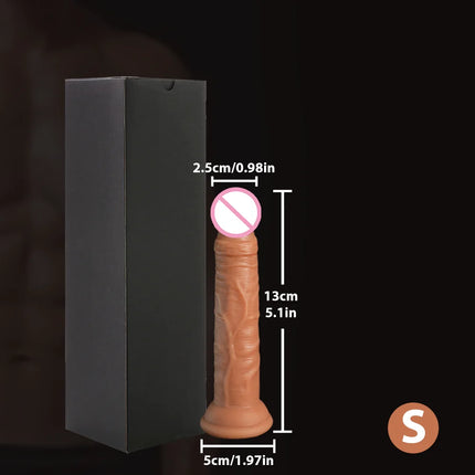 Realistic Dildo for Women Soft Silicone Penis Dick With Suction Cup Adult Vagina Anal Plug Sex Toys for Female Masturbators