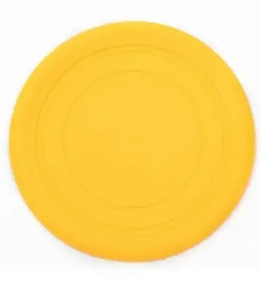 Dog Round Interactive Toys Safety Silicone Flying Discs Wholesale Small Large Dogs Bite Resistant Training Pet Supplier 1PC
