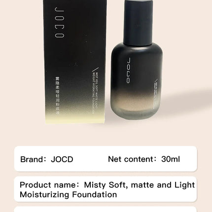 Misty Soft Matte Liquid Foundation Has a Creamy Texture That Is Light and Breathable. It Is Long-Lasting, Waterproof, Oil-Controlling, and Does Not Remove Makeup. Beginners Can Apply Makeup Easily