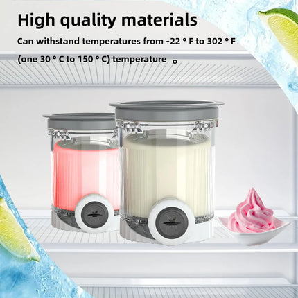 Ice Cream Storage Jar Compatible with Ninja Swirl By Creami NC701 NC700 Ice Cream MakerFits Cup Container Replacement