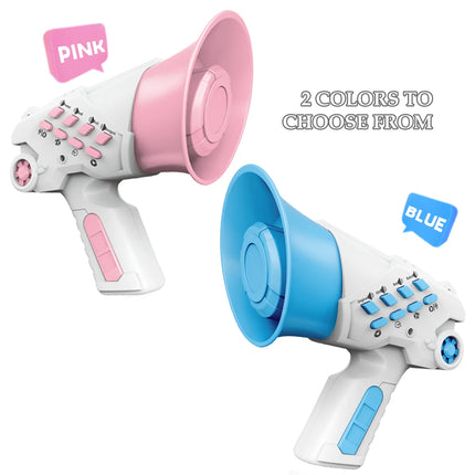 Portable Megaphone Speaker Siren Bullhorn Toys, Smart Multi Voice Changers Toy Funny Party Prank Handheld Loudspeaker Megaphone