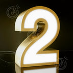 Front glow-Gold / Size C (1 pcs) / China Mainland