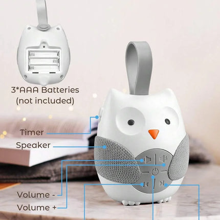 Portable Sleep Sound Toddler White Noise Machine Soothing Music Player Sleep Home for Baby Room Stroller Lullaby boys Girls Gift