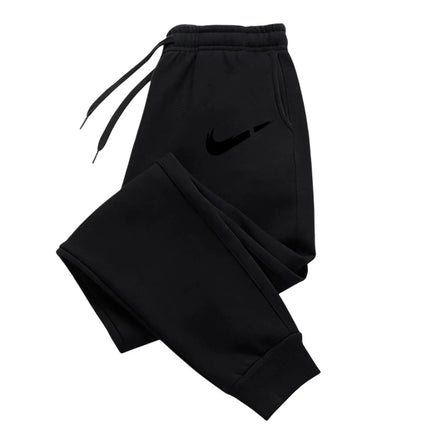 Printed logo pants, men's fashion sport pants, drawstring sport pants, casual loose pants, wholesale sport pants