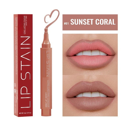 6 Colors Liquid Lip Liner Pencil Long Lasting Nude Lipstick Matte Lip Liner Stick Non-stick Cup Natural Lips Contour Pen Makeup