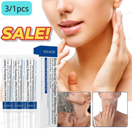 1/3PCS Hydrolyzed Collagen Neck Cream Neck care Lightening Smoothing Care Lotion Moisturizer Neck Rejuvenation Cream