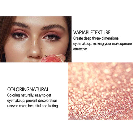 Affordable Love Holiday Makeup Set Nine Color Matte Glitter Eyeshadow Palette Waterproof Long Wear