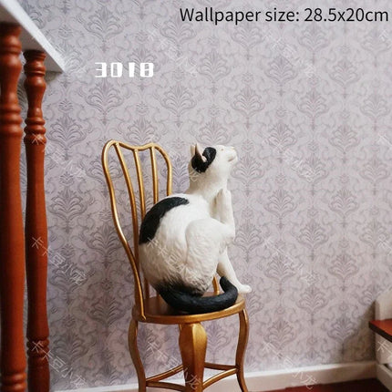 Doll House Wallpaper Background Board Sticker Photo Scenery Wallpaper Miniature Rement Doll Accessories Colorful Wallpaper