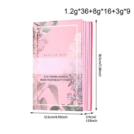 Makeup Book Palette 6 Colors Concealer 24 Colors Eyeshadow Palette Shimmer Matte Highly Pigmented Blendable Lasting Eyeshadow