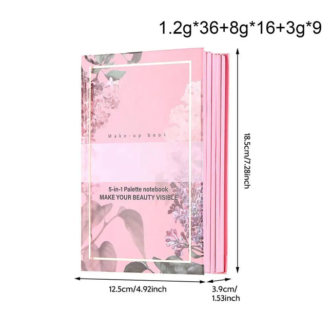 Makeup Book Palette 6 Colors Concealer 24 Colors Eyeshadow Palette Shimmer Matte Highly Pigmented Blendable Lasting Eyeshadow